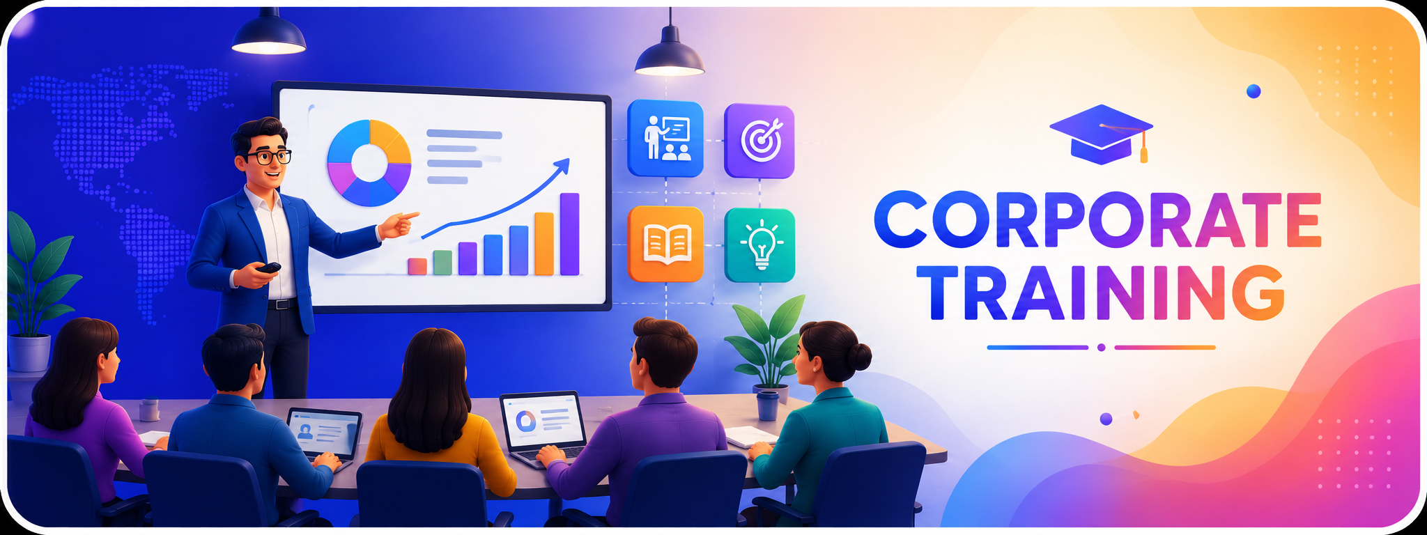 Corporate Training illustration