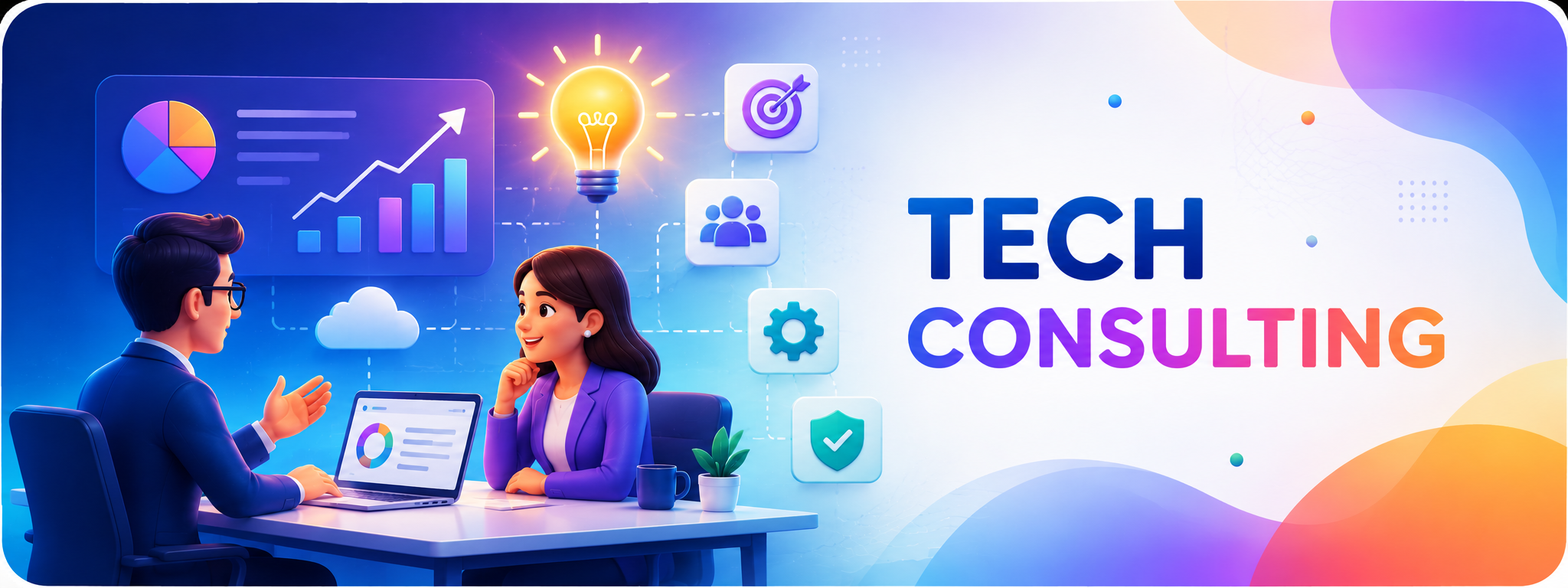 Tech Consulting illustration